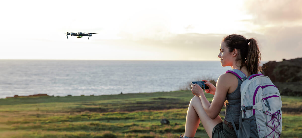 「Mavic pro」の特徴その2|スマートフォンで操作が可能