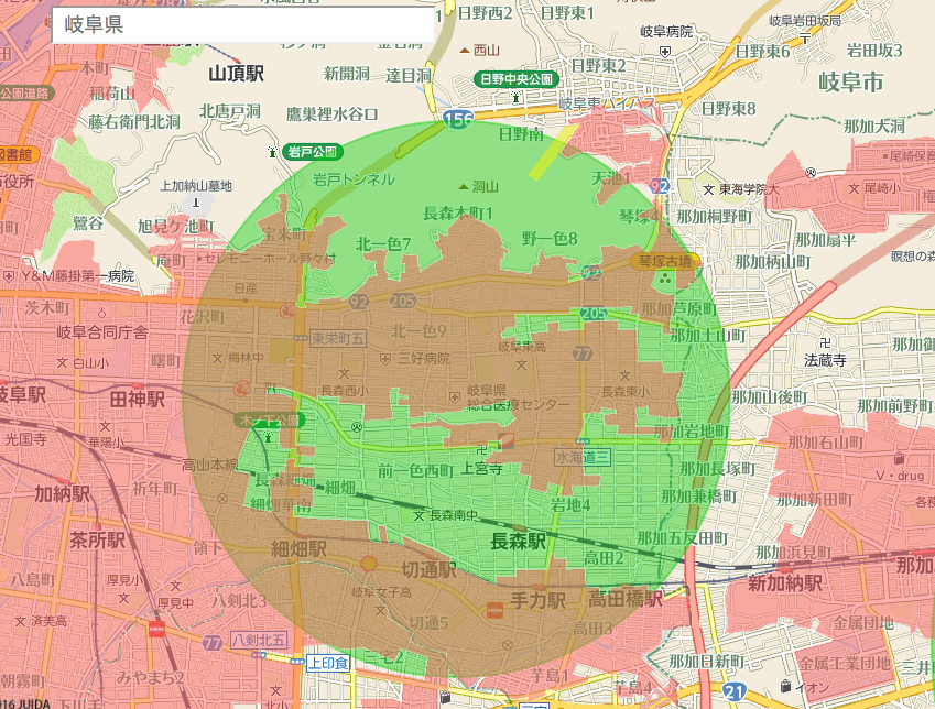 岐阜県でドローンを飛行許可なく飛ばせる場所を探してみた。