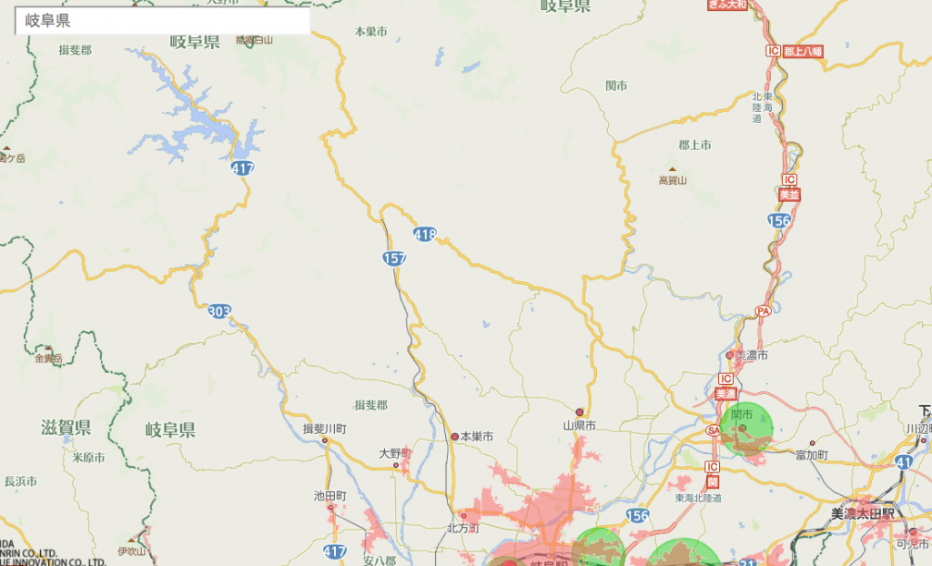 岐阜県でドローンを飛行許可なく飛ばせる場所を探してみた。