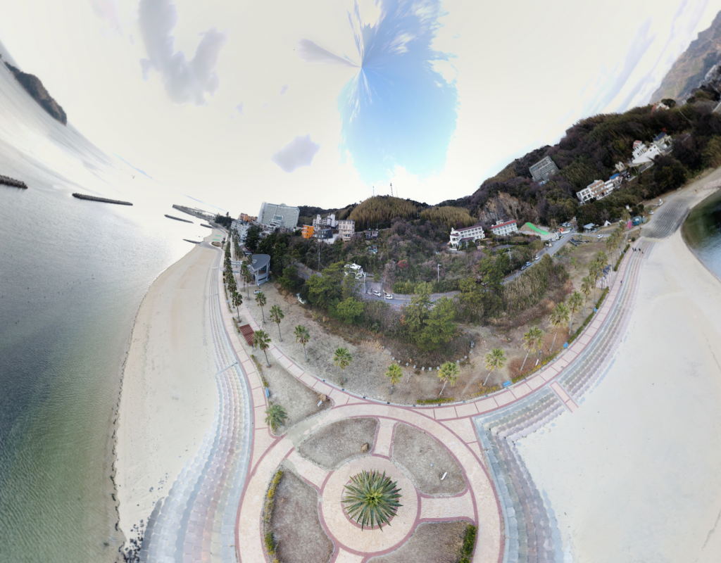 DJIのドローンでリトルプラネットを作る方法【360度VRパノラマ】