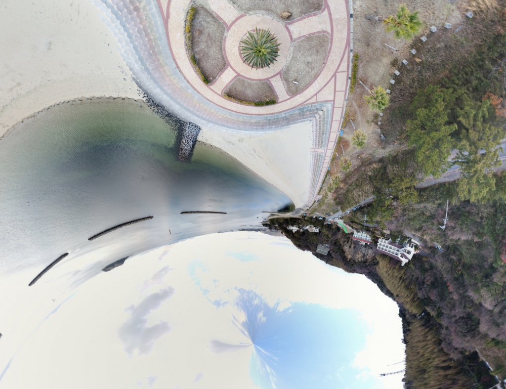 DJIのドローンでリトルプラネットを作る方法【360度VRパノラマ】