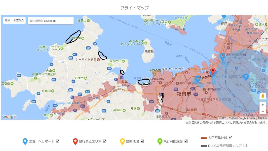 福岡都心部から車で60分!おすすめの空撮ポイント紹介を紹介する【福岡空中散歩】