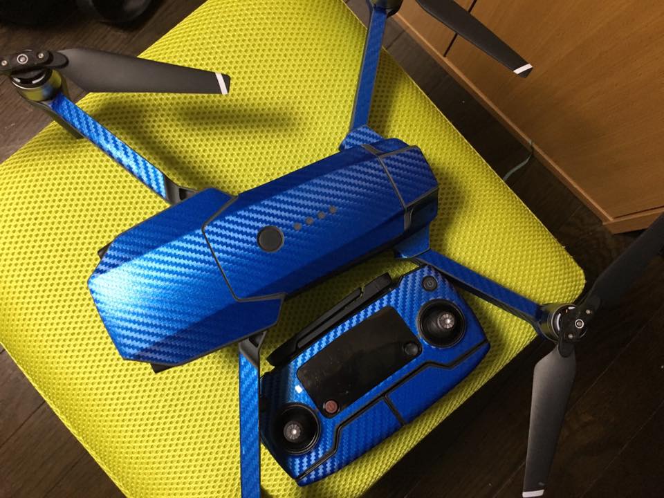 Mavic PROをもっとお洒落に!Dronewrapsを貼ってみた。