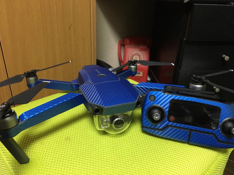 Mavic PROをもっとお洒落に!Dronewrapsを貼ってみた。