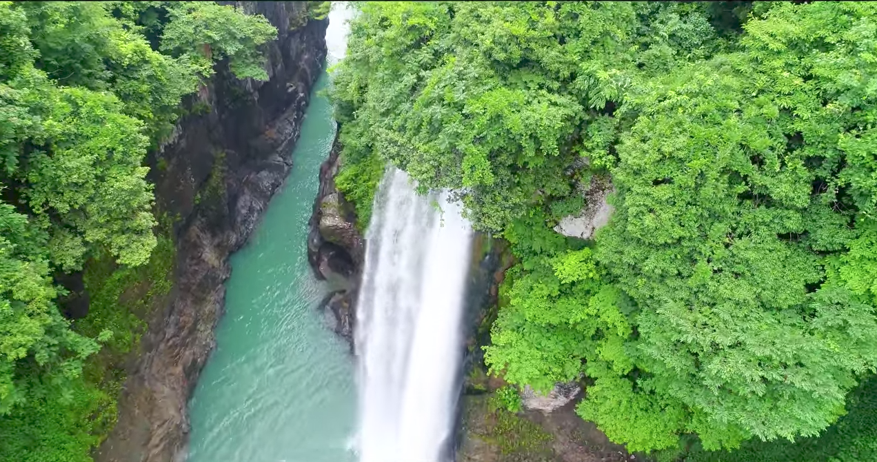 石川ドローン空撮手取峡谷|滝をPhantom4Proで空撮しました。