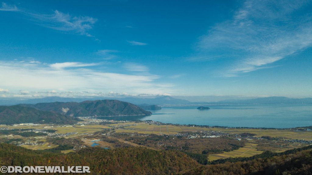 ドローンで楽しむ滋賀県秋の紅葉
