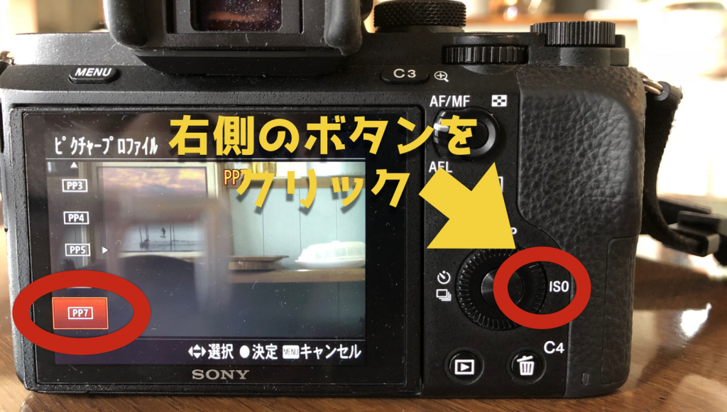 sony a7ii log