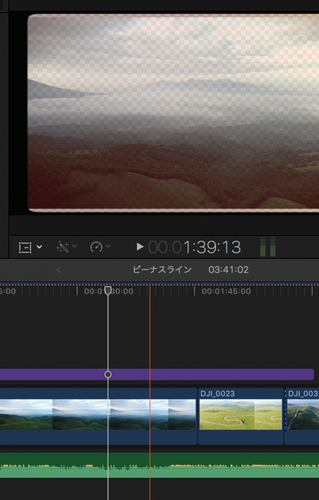 Final Cut Pro Xで全てレイヤーに同時にエフェクト編集をする方法