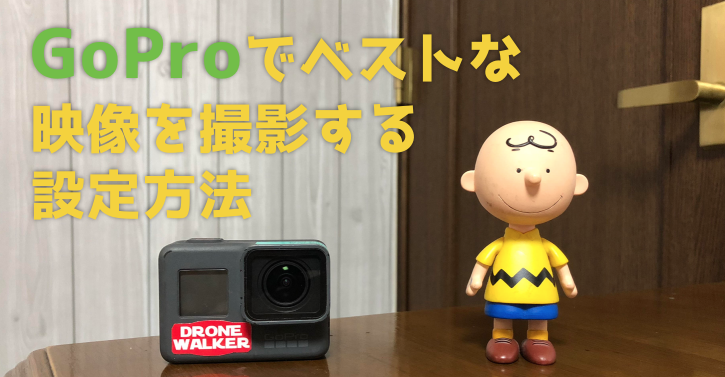 GoPro Hero6のPROTUNEでベストな映像撮影を行うおすすめ設定方法を紹介