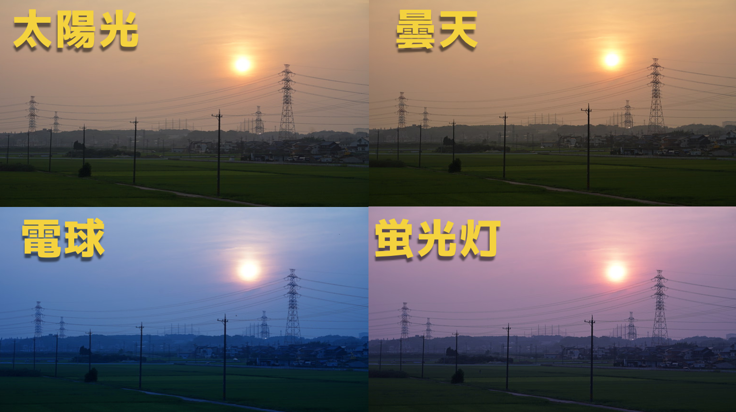 【カメラ入門】WBホワイトバランスの色温度を理解して写真表現を豊かにしよう! ガジェット ウォーカー 【カメラ入門】WBホワイトバランスの色温度を理解して写真表現を豊かにしよう! ガジェット ウォーカー