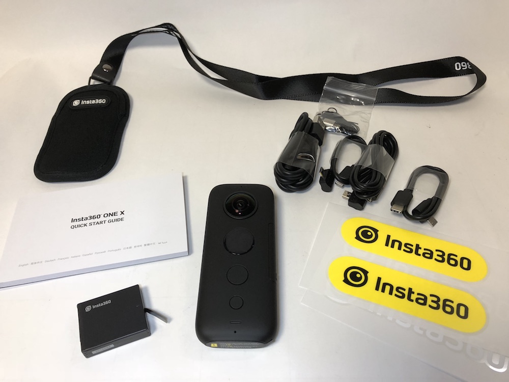 Insta 360 one 箱、付属品全てあり