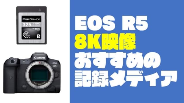EOS R5におすすめ『ProGrade Digital CFexpress Type B COBALT カード』【8Kの記録メディア】