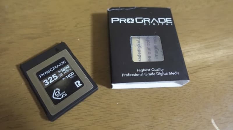 EOS R5におすすめ『ProGrade CFexpress COBALT カード』【8Kの記録メディア】